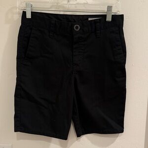 Volcom Men's Black Flat Front Shorts